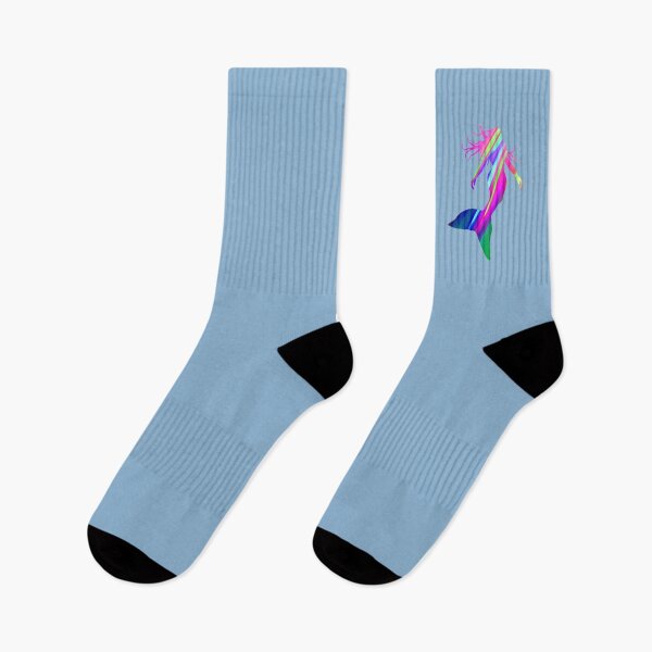 Item preview, Cool Mermaid Silhouette in Colorful Diagonal Stripes 2 of 4 designed and sold by Beachy.