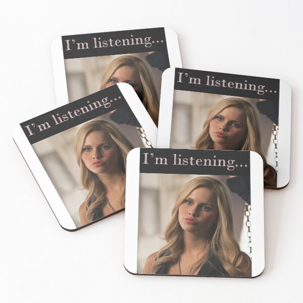 Item preview, Rebekah Mikaelson "I'm listening..." designed and sold by Topshop6.