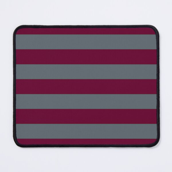 Item preview, Medium BURGUNDY (Maroon) and SLATE GREY Horizontal STRIPES designed and sold by RachelMacht.