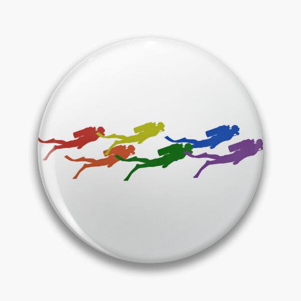 Item preview, Scuba diver LGBTQ dive pride: all sales support ocean conservation and coral preservation  designed and sold by seekingclarity.