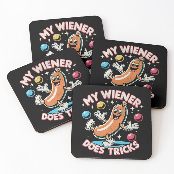 Item preview, Funny Hot Dog Doing Tricks designed and sold by AmorcitoDesigns.