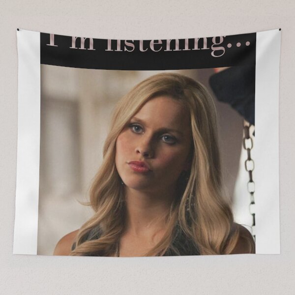 Artikelvorschau, Rebekah Mikaelson „Ich höre …“ entworfen und verkauft von Topshop6.