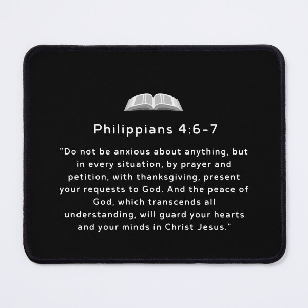 Item preview, Philippians 4:6-7 designed and sold by TheBibleWords.