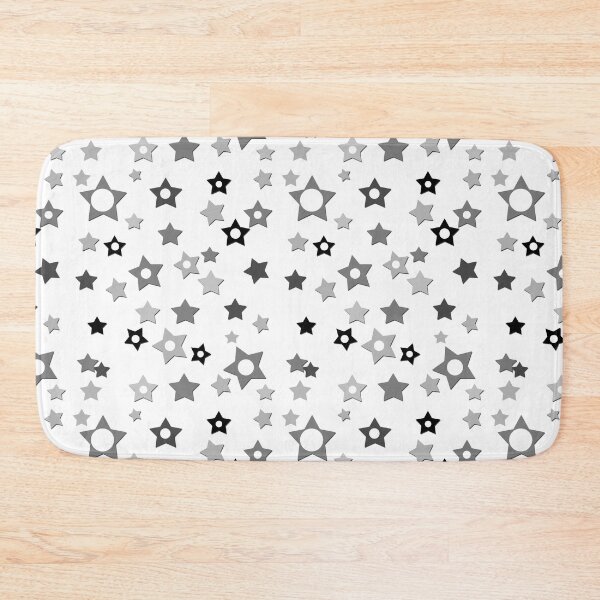 Item preview, Dark color stars pattern ( grey, black, white) designed and sold by fuzzyfox.