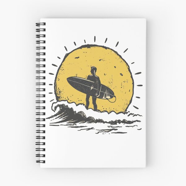 Item preview, Océano - Hand Drawn Surfer'n'Sun designed and sold by Oceano-Beach.