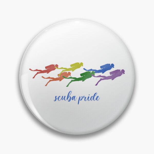Item preview, Scuba diver LGBTQ dive pride: all sales support ocean conservation and coral preservation  designed and sold by seekingclarity.