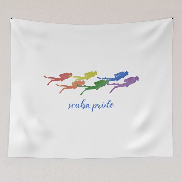 Item preview, Scuba diver LGBTQ dive pride: all sales support ocean conservation and coral preservation  designed and sold by seekingclarity.
