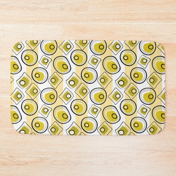 Item preview, Abstract pattern in yellow-white colors figures designed and sold by fuzzyfox.