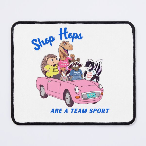 Item preview, Shop Hops are a Team Sport designed and sold by StitchCentral.