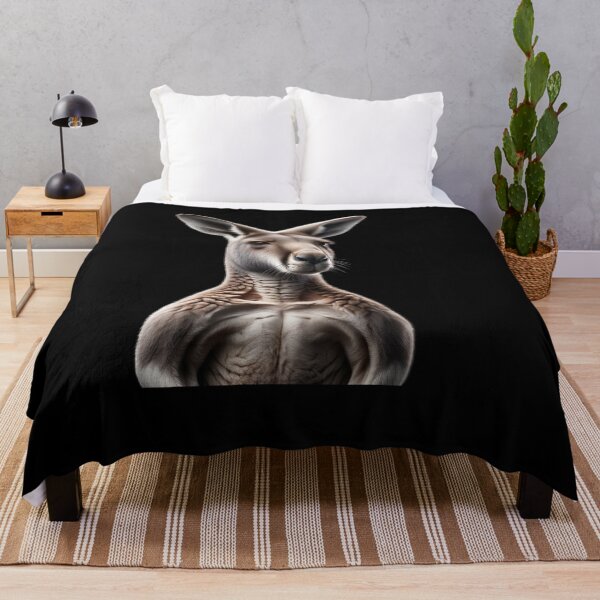 Item preview, Kangaroo Portrait T-Shirt Australian Wildlife Art Tee designed and sold by IKOK.