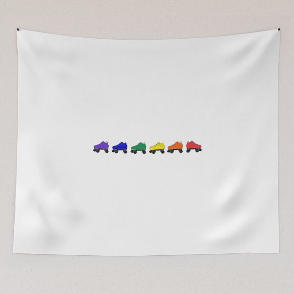 Item preview, Roller derby pride, LGBTQ rollerskating, all sales support ocean conservation and coral preservation  designed and sold by seekingclarity.
