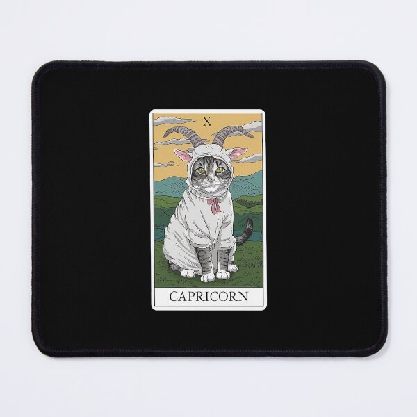 Item preview, Capricorn Cat Tarot Card - Funny Tarot designed and sold by canvadreamer444.