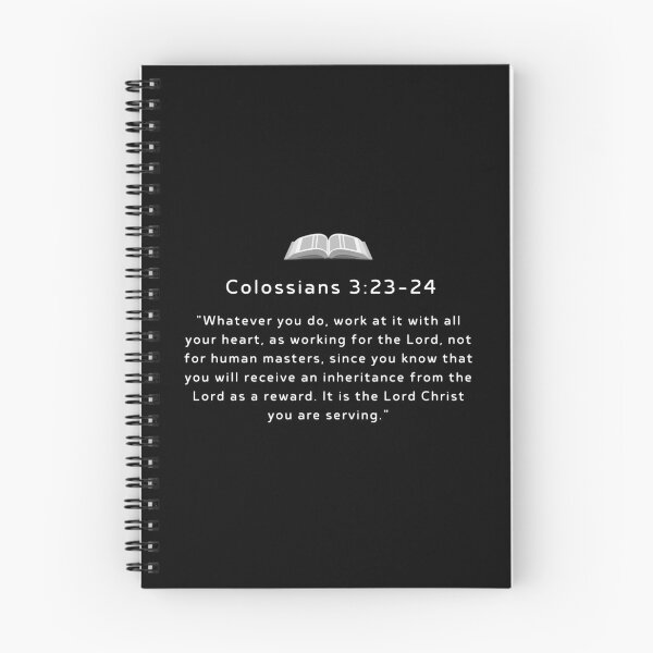 Item preview, Colossians 3:23-24 designed and sold by TheBibleWords.