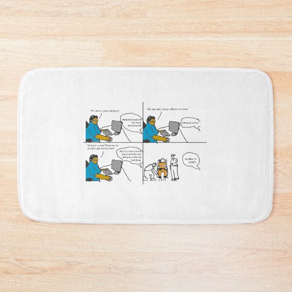 Item preview, 911 Mayhem: Clueless Wife and Criminal Husband Comedy designed and sold by Ignorant-Artist.