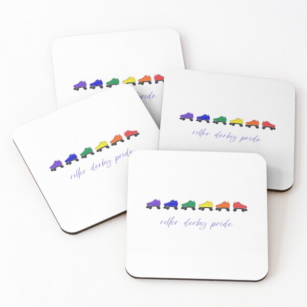 Item preview, Roller derby pride, LGBTQ rollerskating, all sales support ocean conservation and coral preservation  designed and sold by seekingclarity.