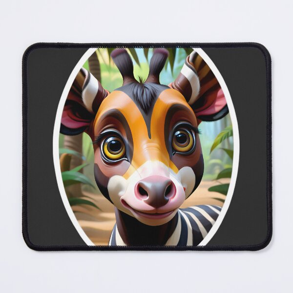 Item preview, Cute African Okapi In The Jungle designed and sold by TheArtOfPat.