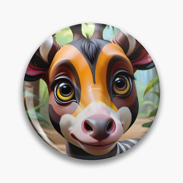 Artikelvorschau, Niedliches afrikanisches Okapi im Dschungel entworfen und verkauft von TheArtOfPat.
