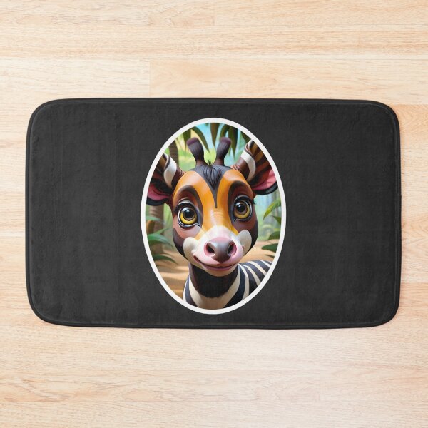 Item preview, Cute African Okapi In The Jungle designed and sold by TheArtOfPat.