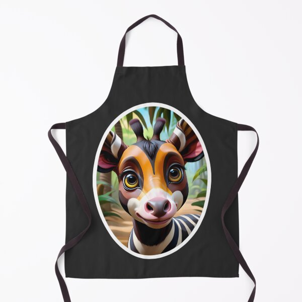 Item preview, Cute African Okapi In The Jungle designed and sold by TheArtOfPat.