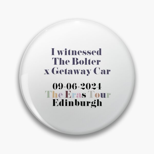 Artikelvorschau, Edinburgh Eras Tour N3 Überraschungslieder The Bolter x Fluchtauto entworfen und verkauft von alessiacara.