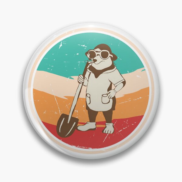Item preview, Vintage Mole with Glasses and Shovel: Tunneling Vision T-Shirt designed and sold by GorinART.