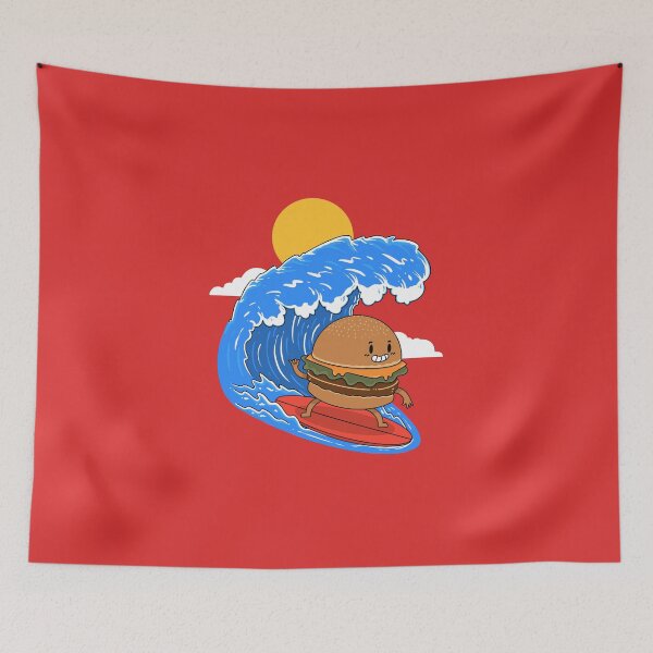 Item preview, Hang Ten Hamburger: Catching Waves & Hearts designed and sold by Artthree.