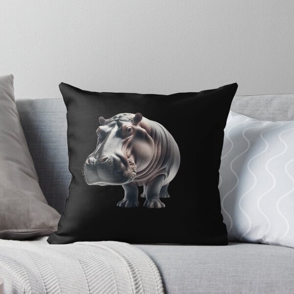 Artikelvorschau, Hippo -Shirt Realistic Hippo Art Wildlife T -Shirt entworfen und verkauft von IKOK.