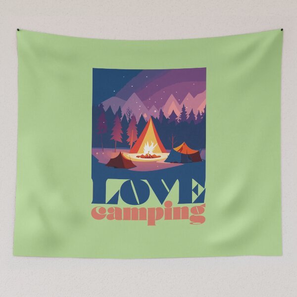 Item preview, LOVE CAMPING designed and sold by MelArt90.