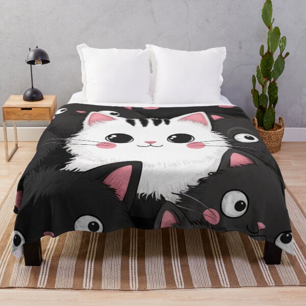 Item preview, black cat pattern designed and sold by Timegraf.