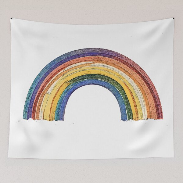 Item preview, Retro rainbow designed and sold by Hen-C-Art.