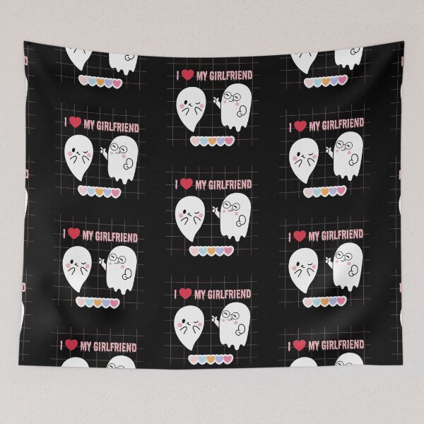 Item preview,  I love my girlfriend - skeleton theme designed and sold by ManikRaja.