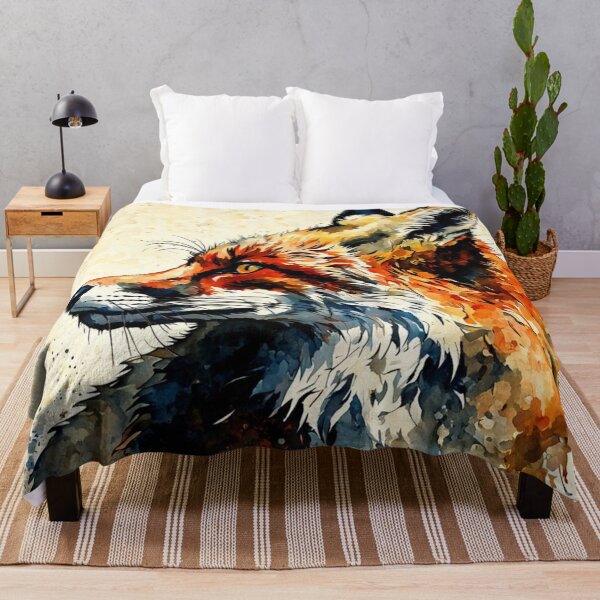 Item preview, Watercolor Red Fox Painting designed and sold by Gabriela McDaniel.