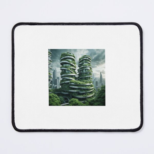 Item preview, Stunning 3D rendering of two futuristic buildings designed and sold by Bellas-Artes-99.