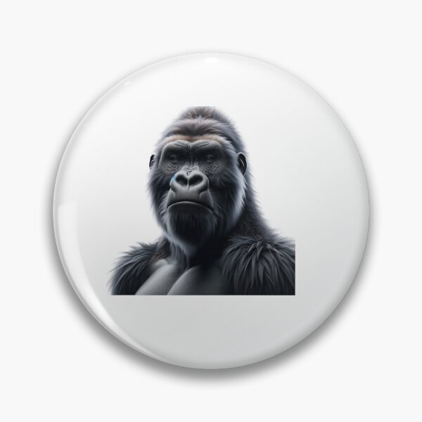 Artikelvorschau, Realistisches Gorilla-Kunst-T-Shirt, Wildtier-Primaten-Porträt entworfen und verkauft von IKOK.