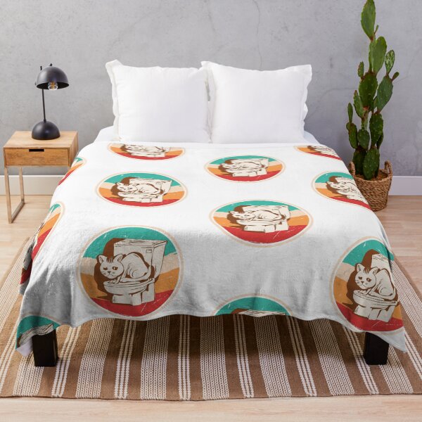Item preview, Vintage Sad Cat on Toilet: The Throne of Contemplation T-Shirt designed and sold by GorinART.