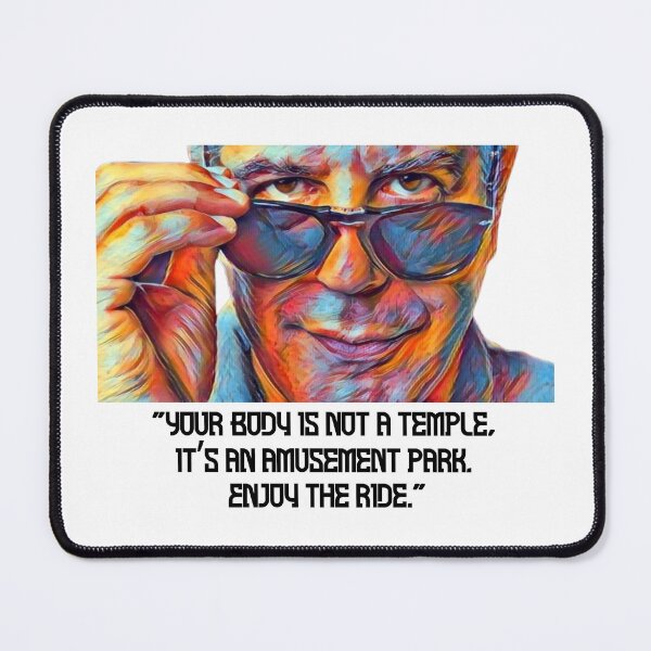 Item preview, Anthony Bourdain Wisdom | Body Is An Amusement Park | Food| Travel | Great Gift Idea | Stickers with Sayings | Funny designed and sold by GlobalOrigenes.