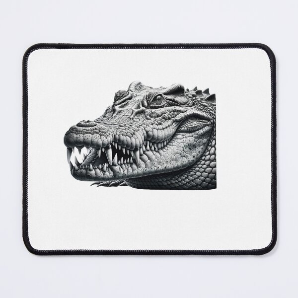 Item preview, Crocodile Art T-Shirt Detailed Wildlife Illustration designed and sold by IKOK.