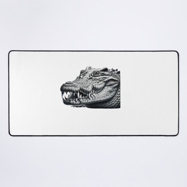 Item preview, Crocodile Art T-Shirt  Detailed Wildlife Illustration designed and sold by IKOK.