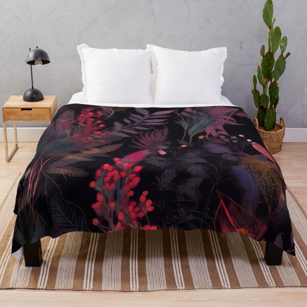 Item preview, Dark Flowers nature #pattern #nature designed and sold by JBJart.