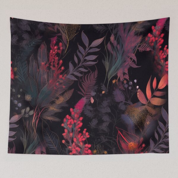 Item preview, Dark Flowers nature #pattern #nature designed and sold by JBJart.