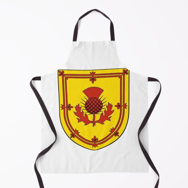 Item preview, Red Scottish Thistle Royal Banner Shield with white background designed and sold by JonathanR1994.