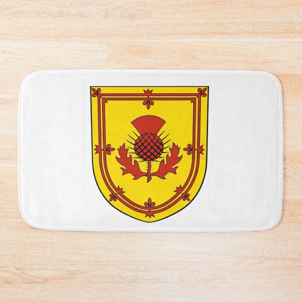 Item preview, Red Scottish Thistle Royal Banner Shield with white background designed and sold by JonathanR1994.