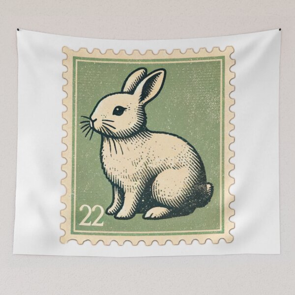 Item preview, Vintage Rabbit Stamp designed and sold by McZerrill.