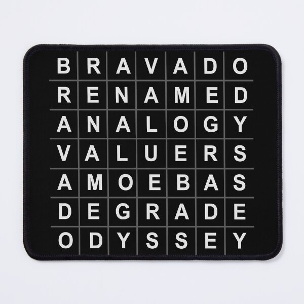 Item preview, Perfect word square 7 letters designed and sold by Bunchable.