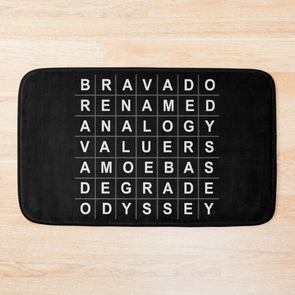 Item preview, Perfect word square 7 letters designed and sold by Bunchable.