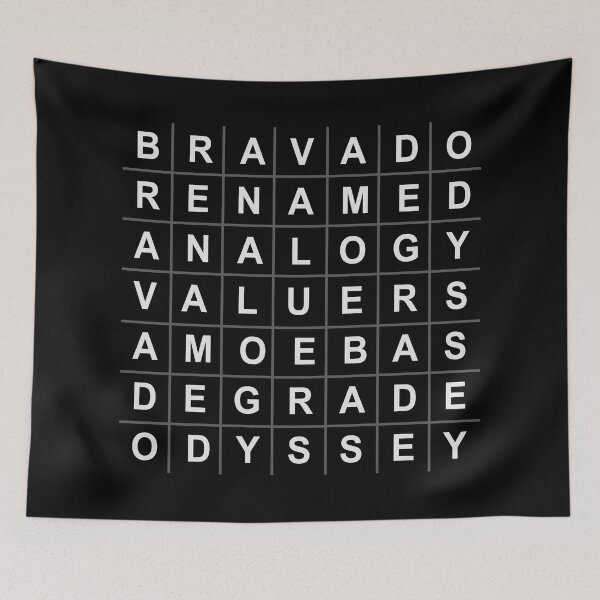 Item preview, Perfect word square 7 letters designed and sold by Bunchable.