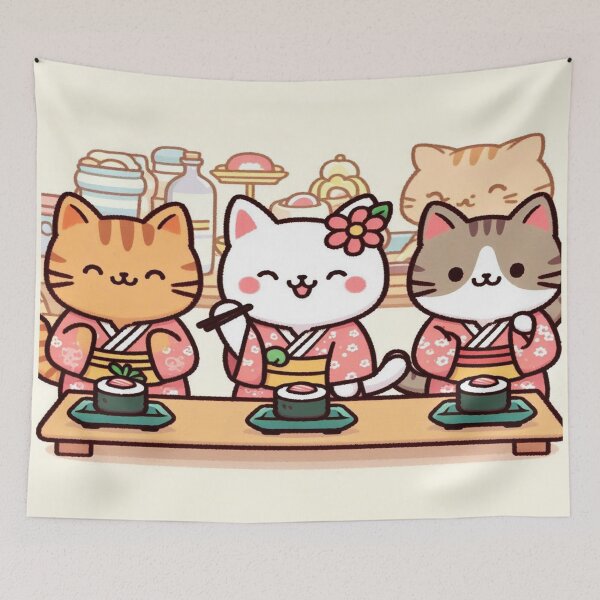 Item preview, Kit Cat Sushi 3  designed and sold by ClearNight.