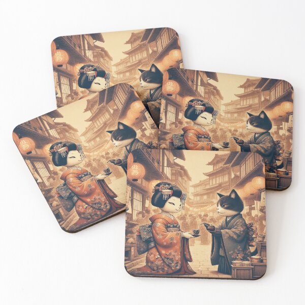 Item preview, Tea time whit a Geisha designed and sold by DESIGN4ALL41.