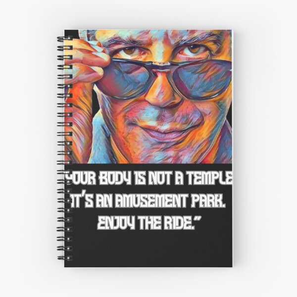 Item preview, Anthony Bourdain Wisdoms | Body Is An Amusement Park | Food | Travel | Great Gift Idea | Stickers with Sayings | Funny Shirt designed and sold by GlobalOrigenes.