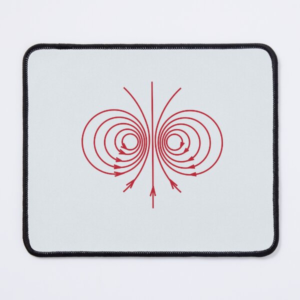 Item preview, Magnetic flux line forces Art Design physics Students and Electrical engineering Students designed and sold by Science Engineering Gifts.